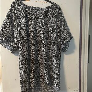 Black and White Women's Top